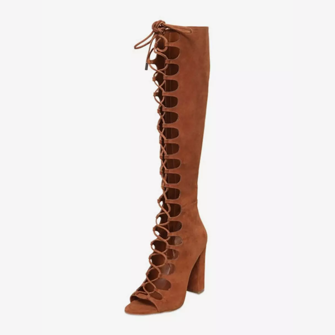 Suzy Gladiator Lace Up Sandals (Made to Order)