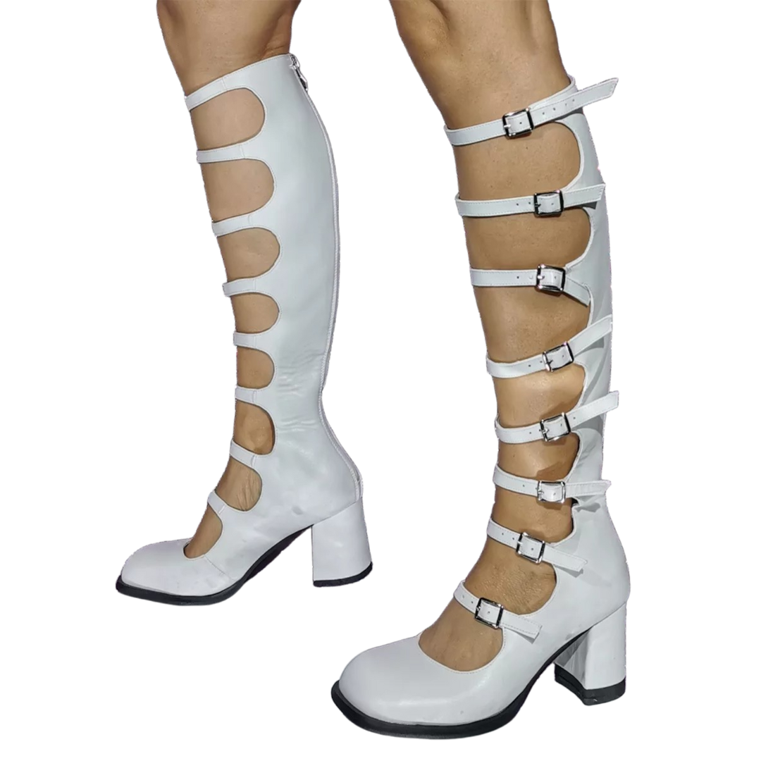 Whitney Gladiator Gogo Boots (Made to Order)