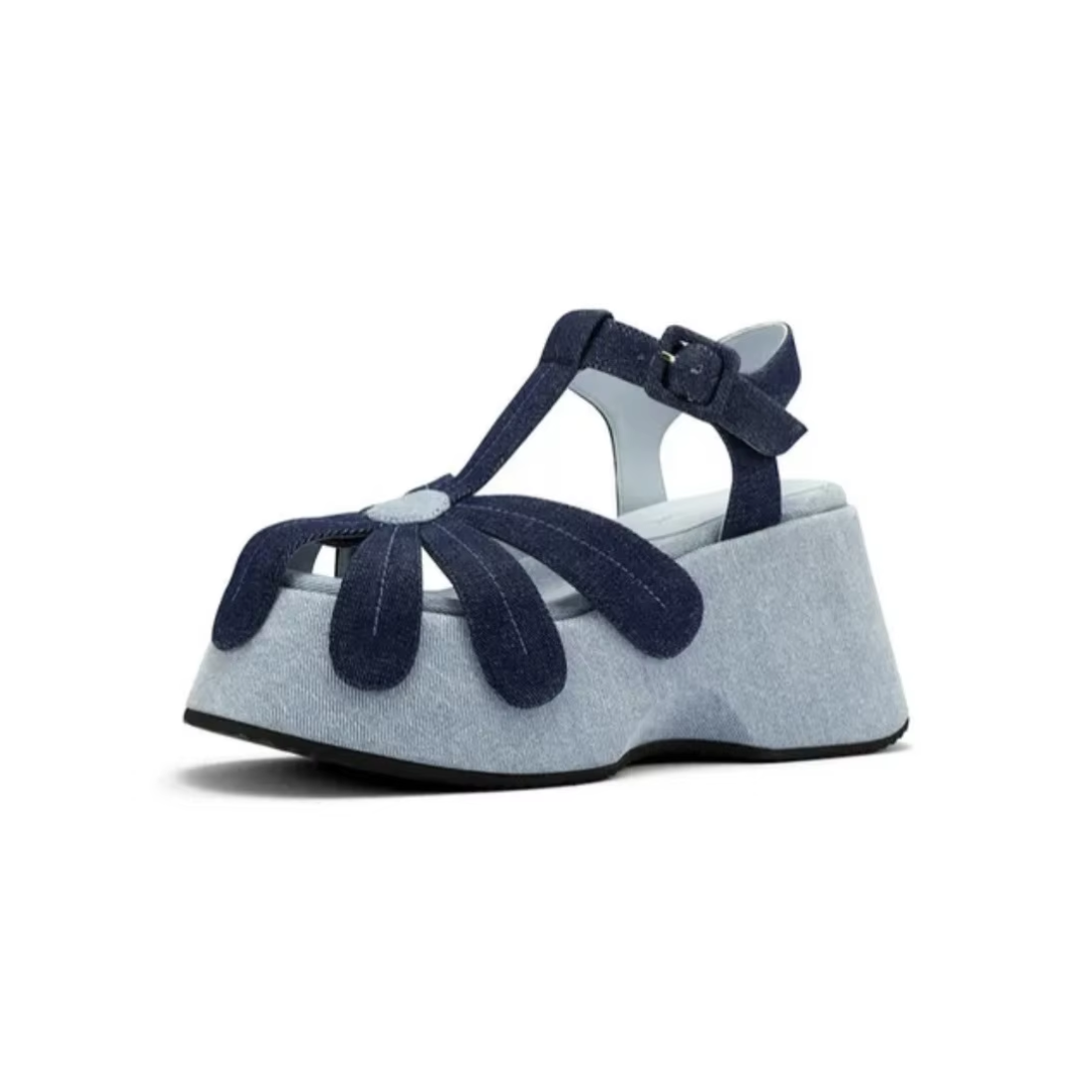 Denim Daze Platform Sandals (Made to Order) – Nectarine Dreams LLC