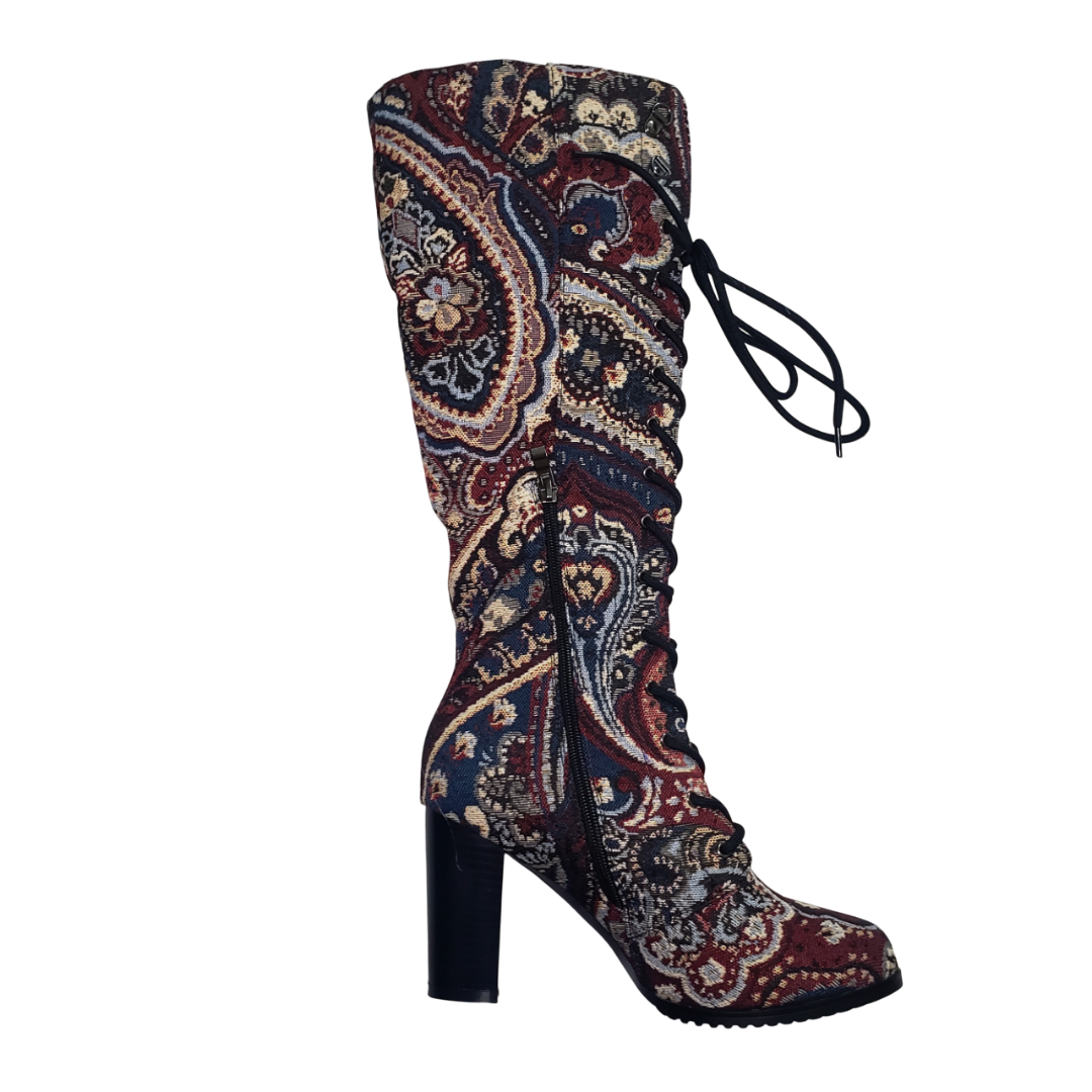 Paisley Passion Tapestry Gogo Boots