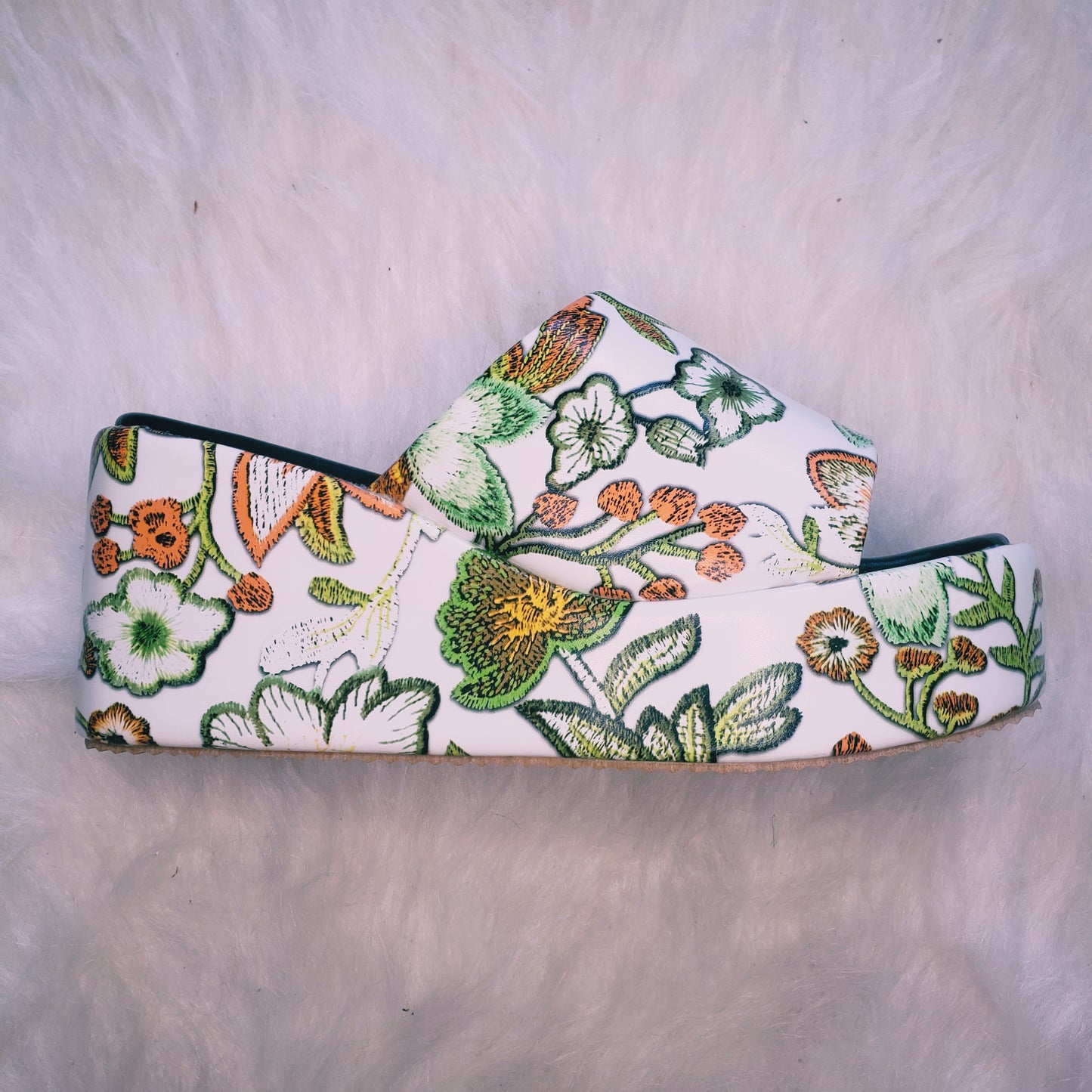 Flower Power Platform Sandals