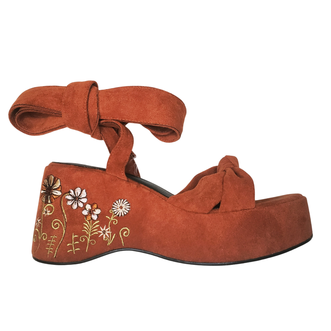 Dream Weaver Suede Platform Sandals