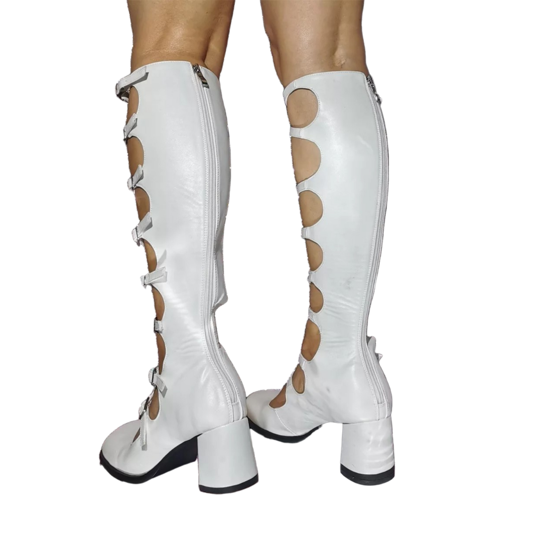 Whitney Gladiator Gogo Boots (Made to Order) – Nectarine Dreams LLC