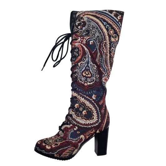 Paisley Passion Tapestry Gogo Boots