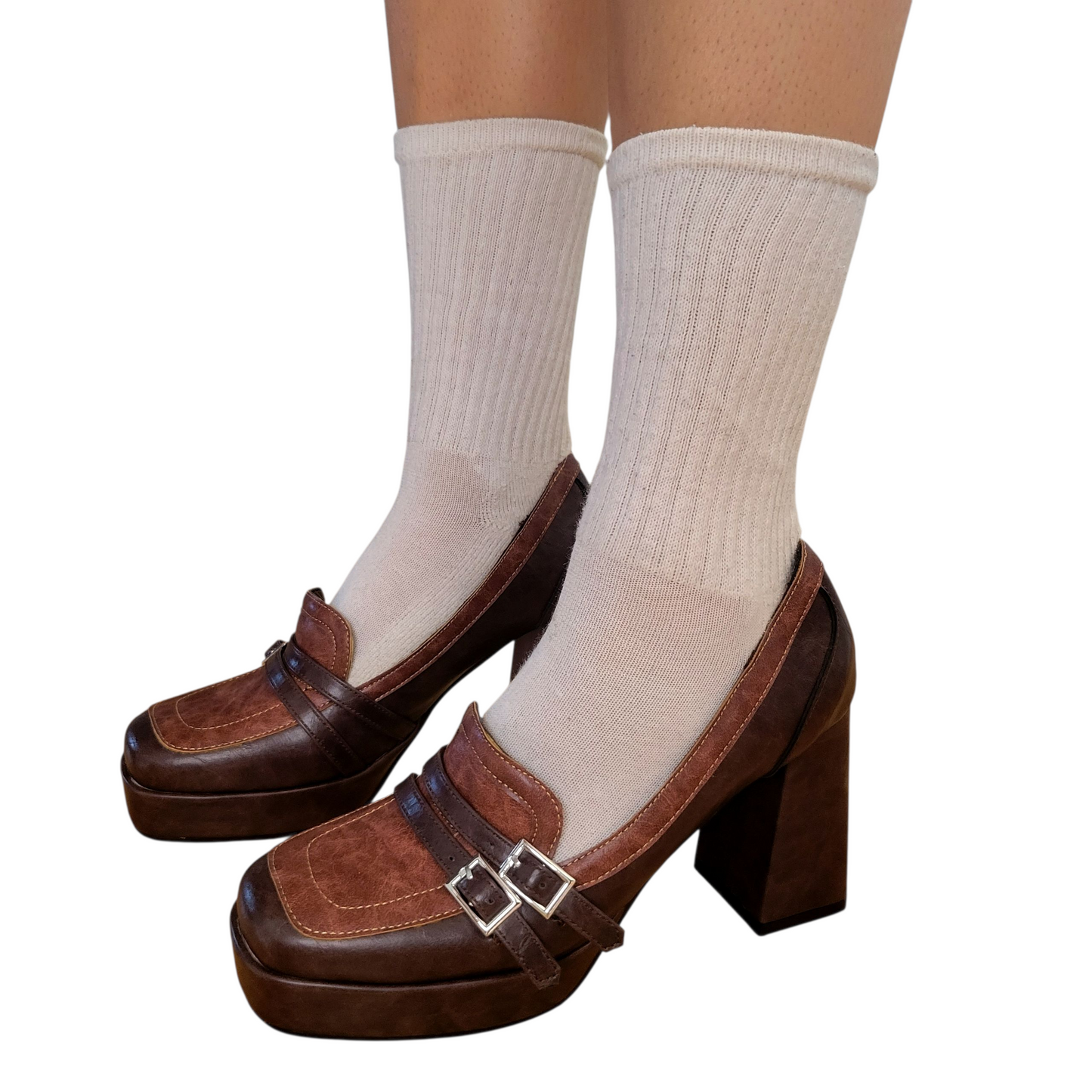 Gloria Platform Penny Loafers