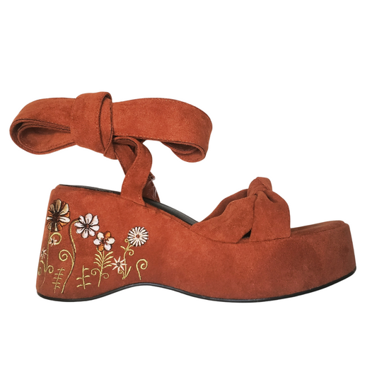 Dream Weaver Suede Platform Sandals