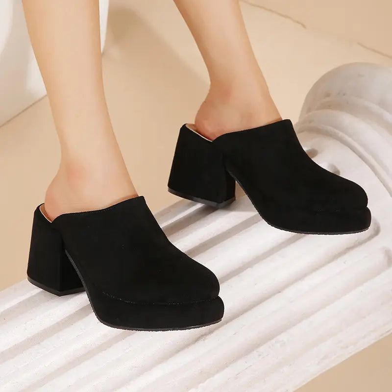 Lola Suede Clogs (Made to Order)